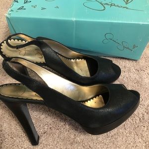 Jessica Simpson sling backs